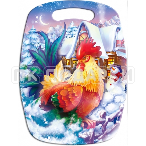 Rooster and Snowman