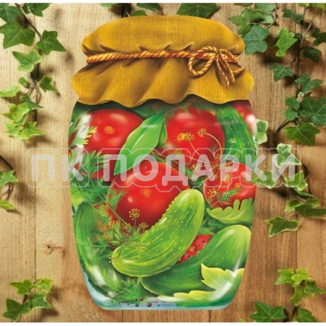 Подставка Банка с помидорами/огурцами